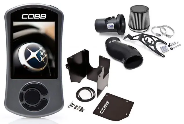 Cobb Subaru 08-14 Wrx/Sti/ 09-13 Fxt Stage 1+ Power Package W/ V3 (Black Intake) 1