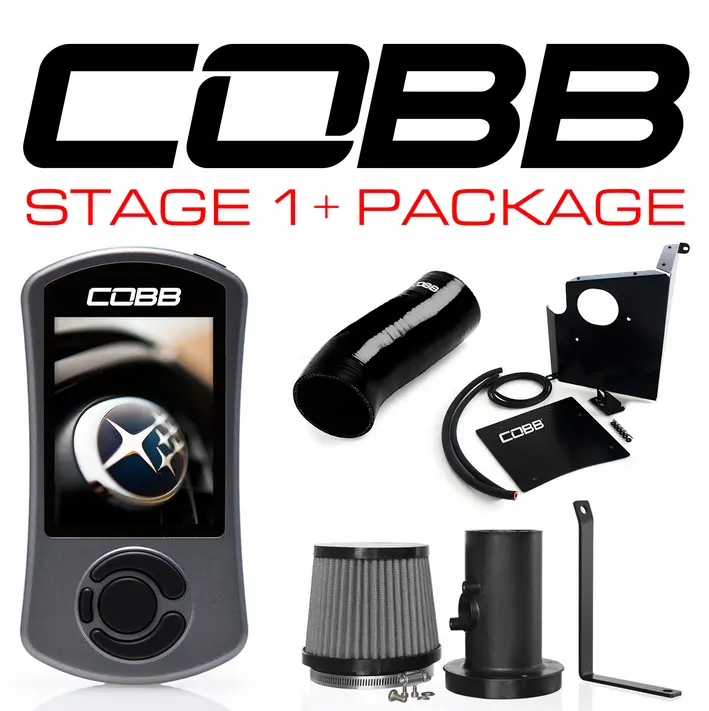 Cobb Subaru 06-07 Wrx/04-07 Sti/04-08 Fxt Stage 1+ Power Package With V3 - Black Hose 1
