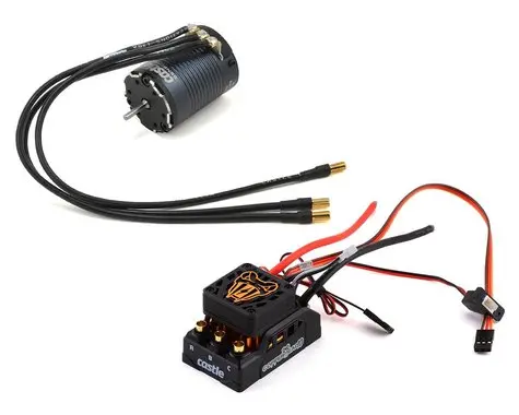 Castle Creations Copperhead 10 Waterproof 1/10 Sensored Combo W/Slate (2280Kv) (Crawler Edition) 1