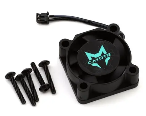 Cayote Crest Rs60/Rs80 25X25x10mm Esc Cooling Fan (Black/Aurora Green) 1