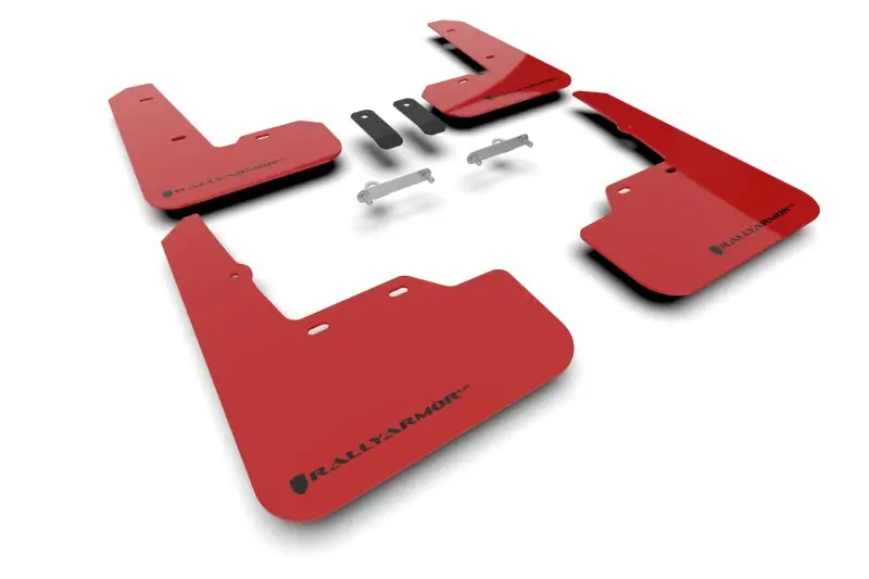 Rally Armor 2022 Subaru Wrx Red Ur Mud Flap W/ Black Logo 1