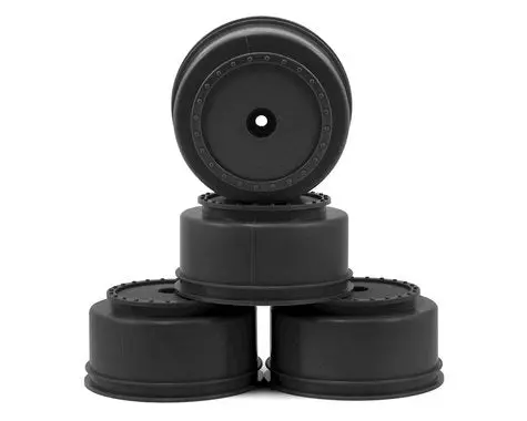 De Racing 12Mm Hex "Borrego" Short Course Wheels W/3Mm Offset (Black) (4) (Sc5m) 1