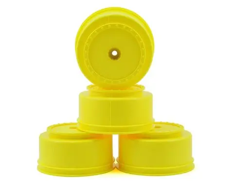 De Racing 12Mm Hex "Borrego" Short Course Wheels W/3Mm Offset (Yellow) (4) (Sc5m) 1