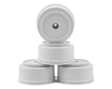 De Racing 12Mm Hex "Borrego" Short Course Wheels (White) (4) (Sc6/Slash/Blitz) 1