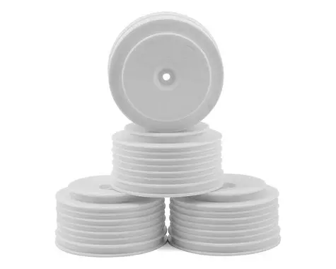 De Racing Speedline Plus Short Course Wheels (White) (4) W/12Mm Hex (22Sct/Ten-Scte/Sct410) 1