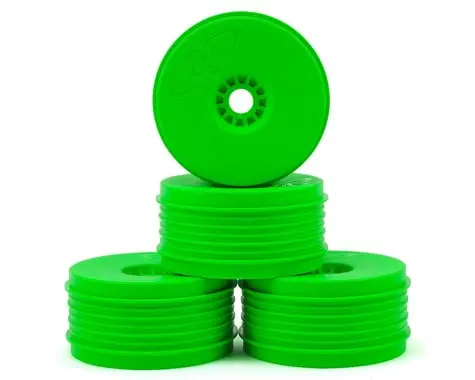 De Racing "Speedline Plus" 1/8 Buggy Wheel (4) (Green) 1