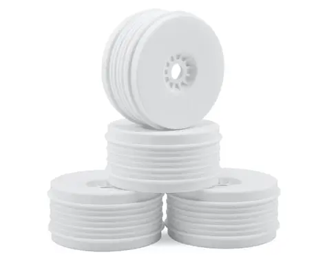 De Racing "Speedline Plus" 1/8 Buggy Wheel (4) (White) 1