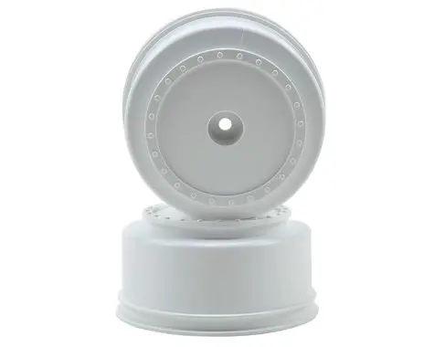 De Racing 12Mm Hex "Borrego" Short Course Wheels W/3Mm Offset (White) (2) (Sc5m) 1
