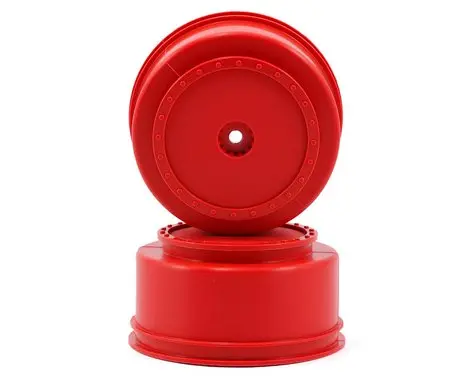 De Racing 12Mm Hex "Borrego" Short Course Wheels (Red) (2) (22Sct/Ten-Scte) 1