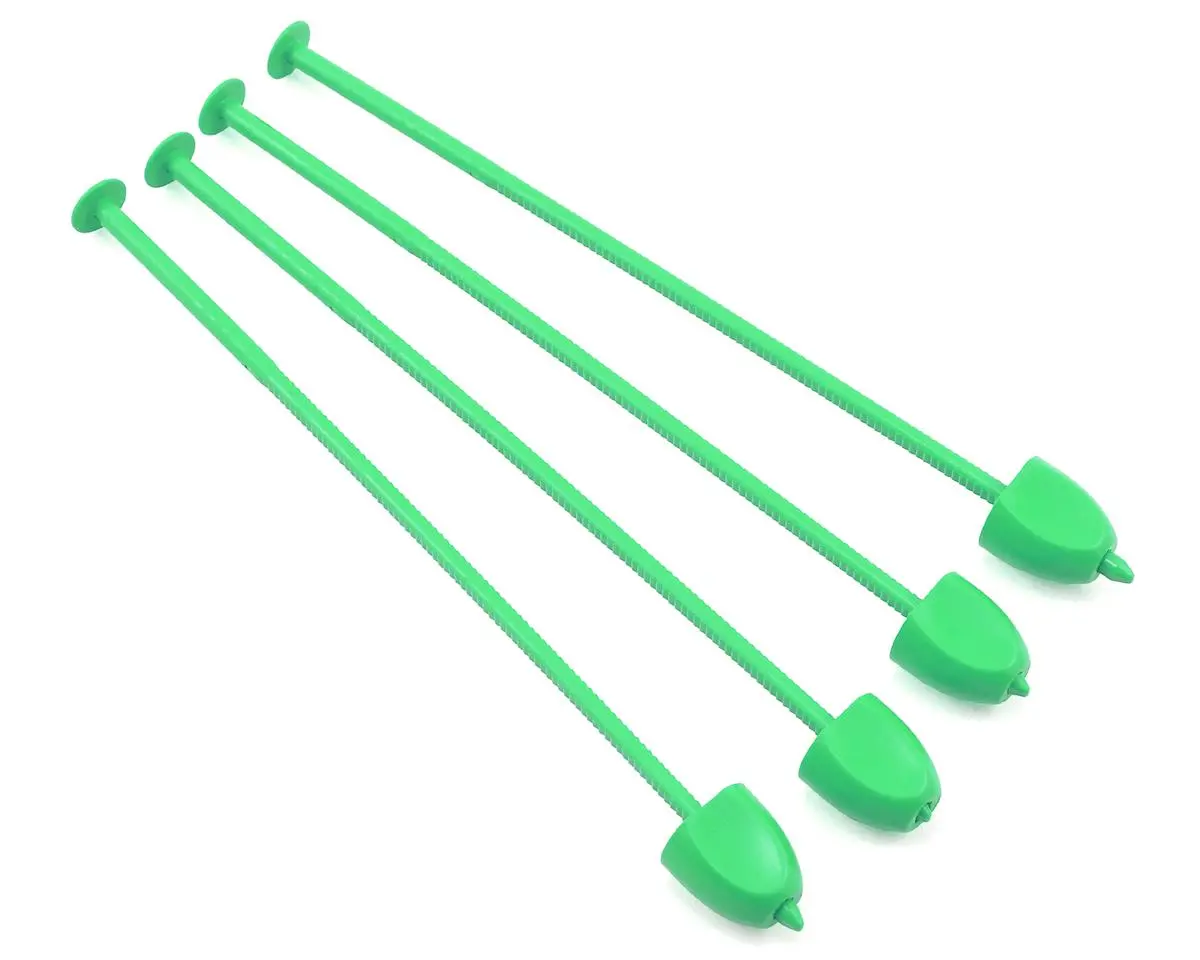 De Racing Zip Stix Tire Organizers (Green) (4) 1