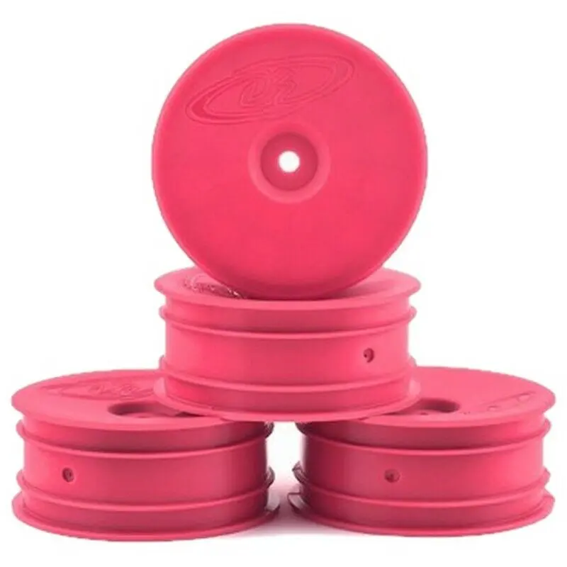 De Racing Speedline Buggy Wheels For Associated B6.1 / Kyosho Rb6 / Front / Pink (4 Pcs) 1