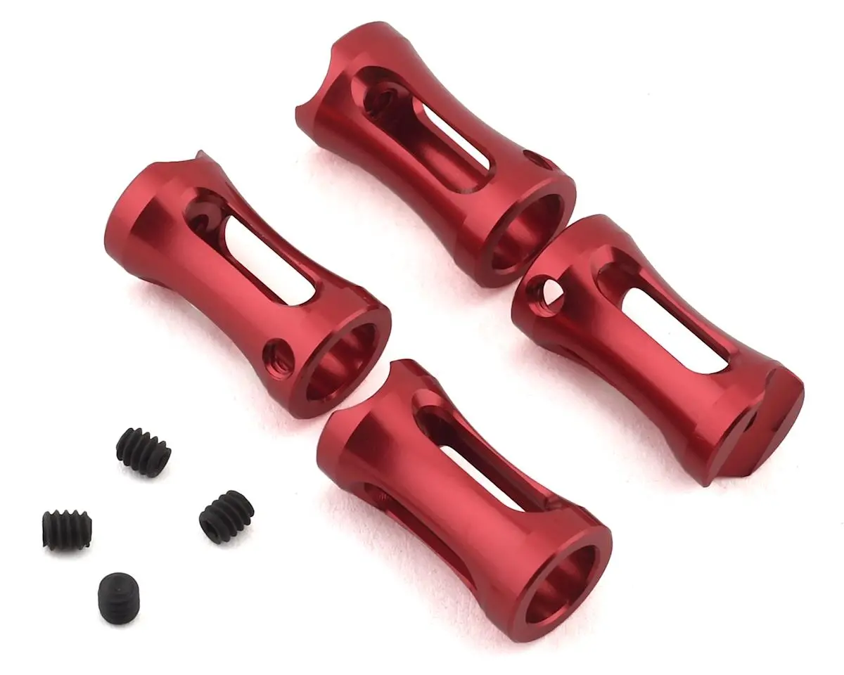 Dragrace Concepts Body Mount Base Set (Red) (4) 1