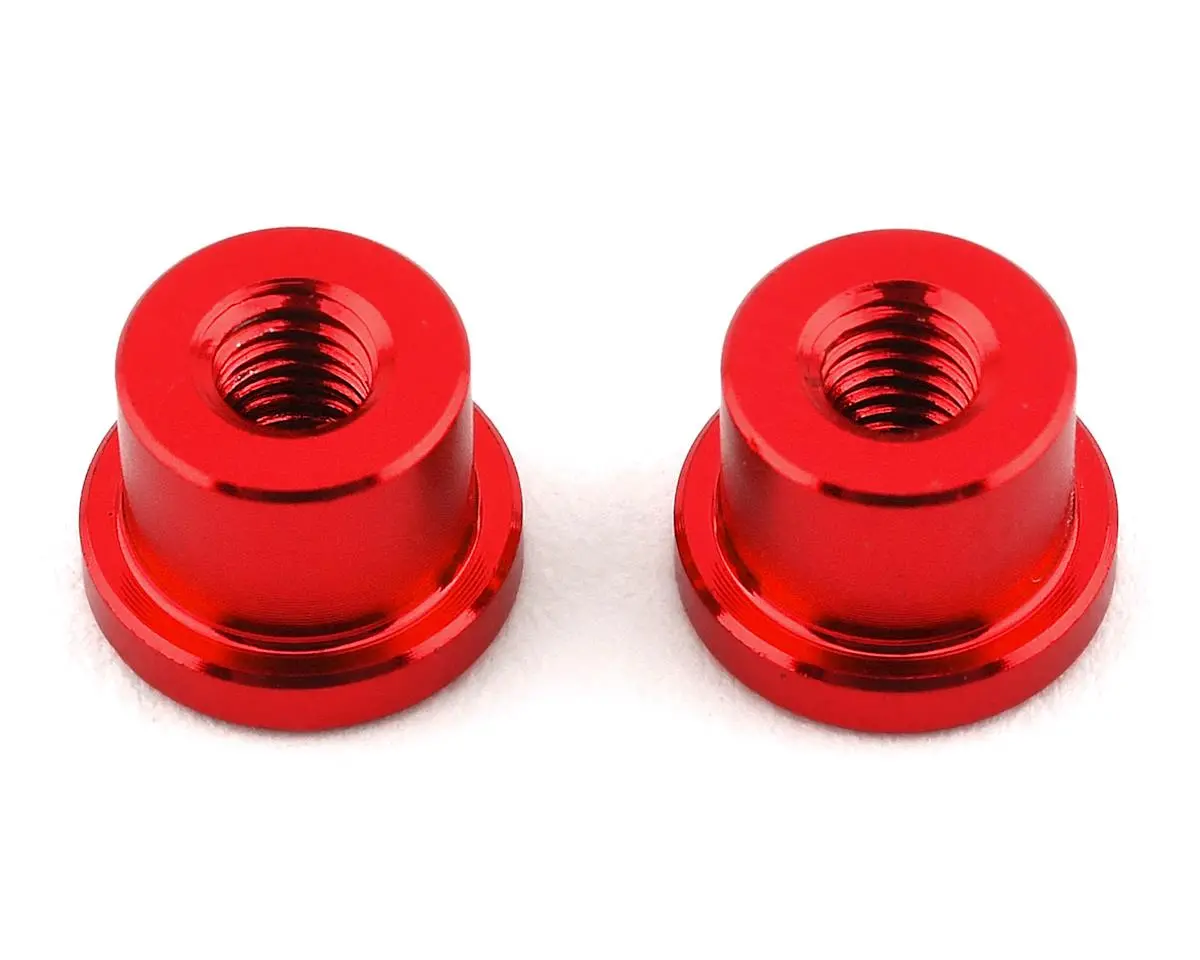 Dragrace Concepts Wheelie Bar Bearing Wheel Collars (Red) (2) 1
