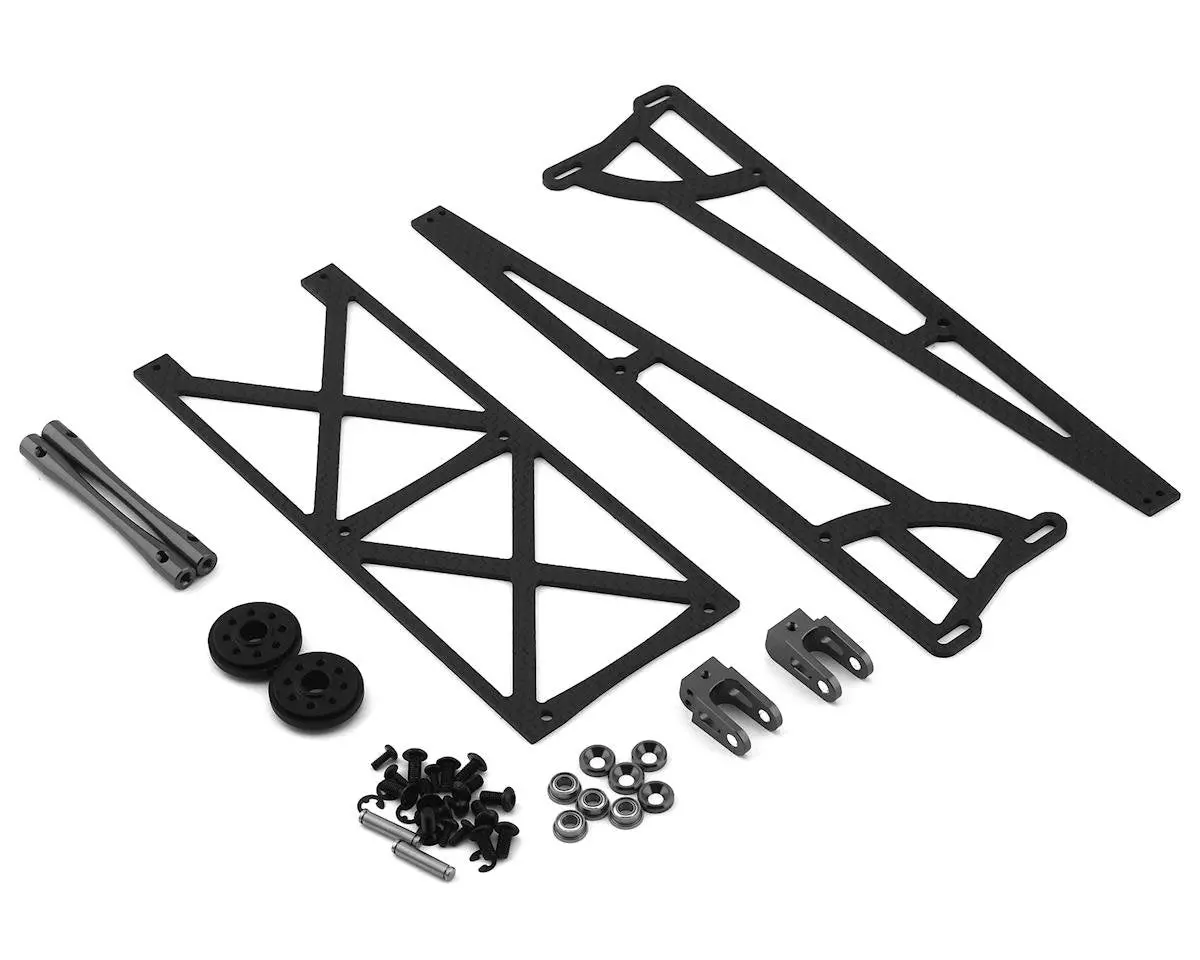 Dragrace Concepts Slider Wheelie Bar W/Plastic Wheels (Grey) 1