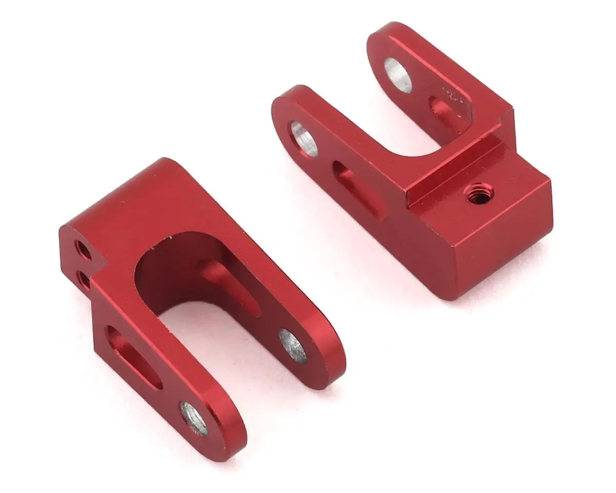 Dragrace Concepts Slider Wheelie Bar Wheel Holders (Red) (2) 1