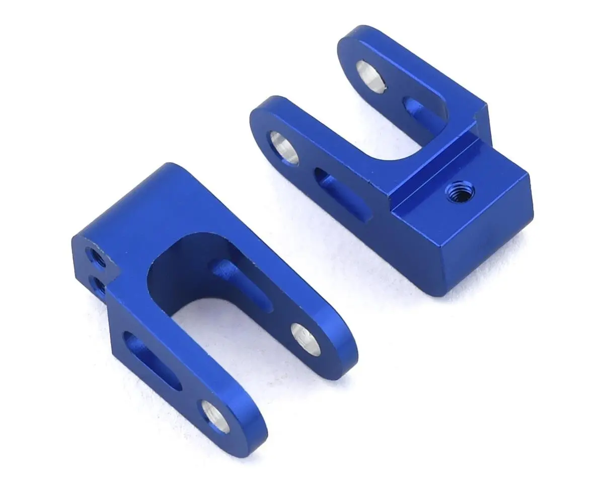 Dragrace Concepts Slider Wheelie Bar Wheel Holders (Blue) (2) 1