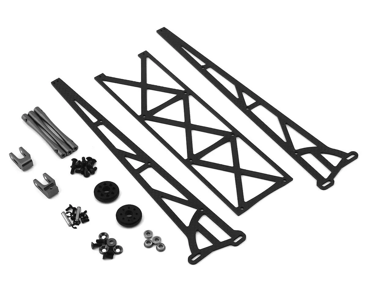Dragrace Concepts 10" Slider Wheelie Bar W/Plastic Wheels (Grey) 1