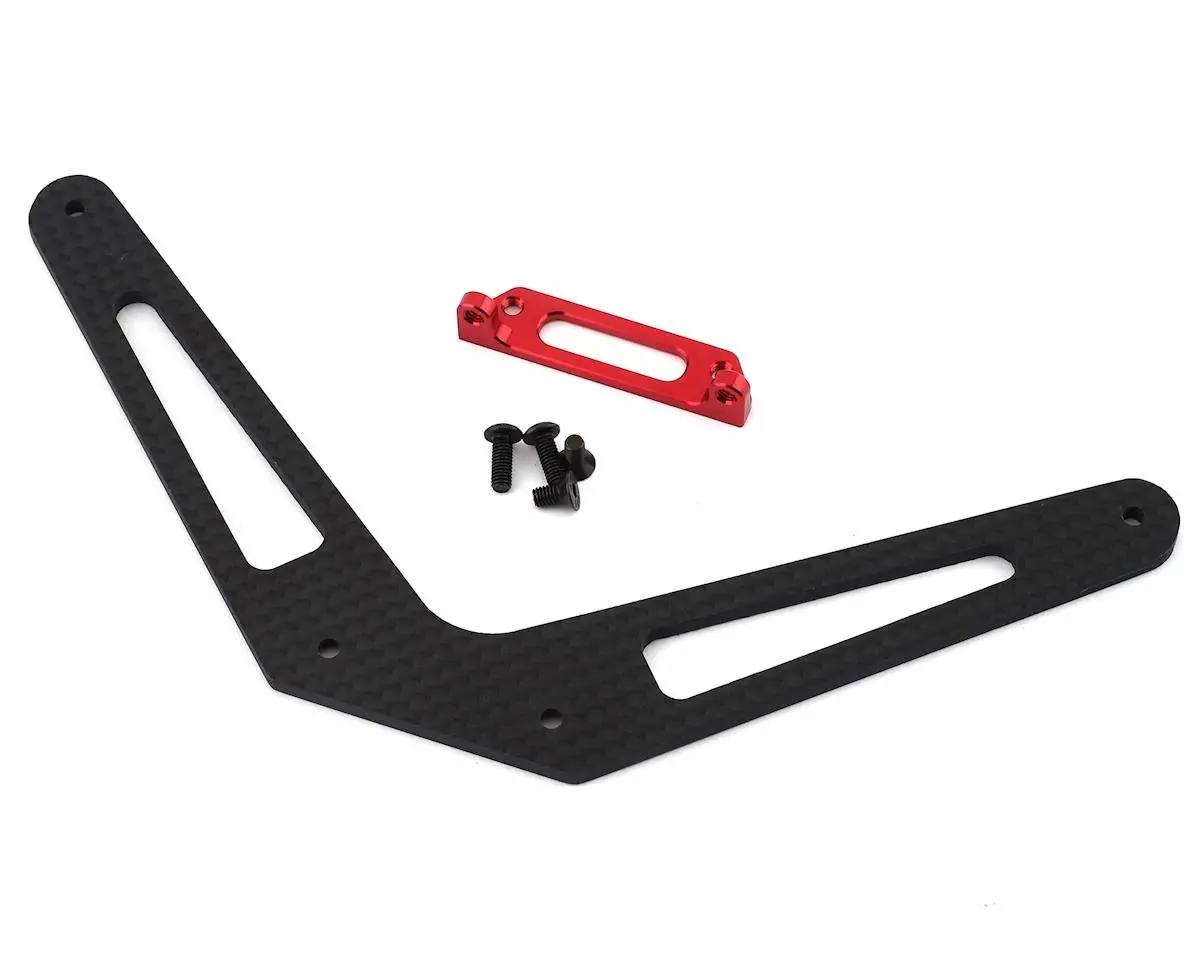 Dragrace Concepts Drag Pak Carbon Fiber Extended Rear Body Mount Kit (Red) 1