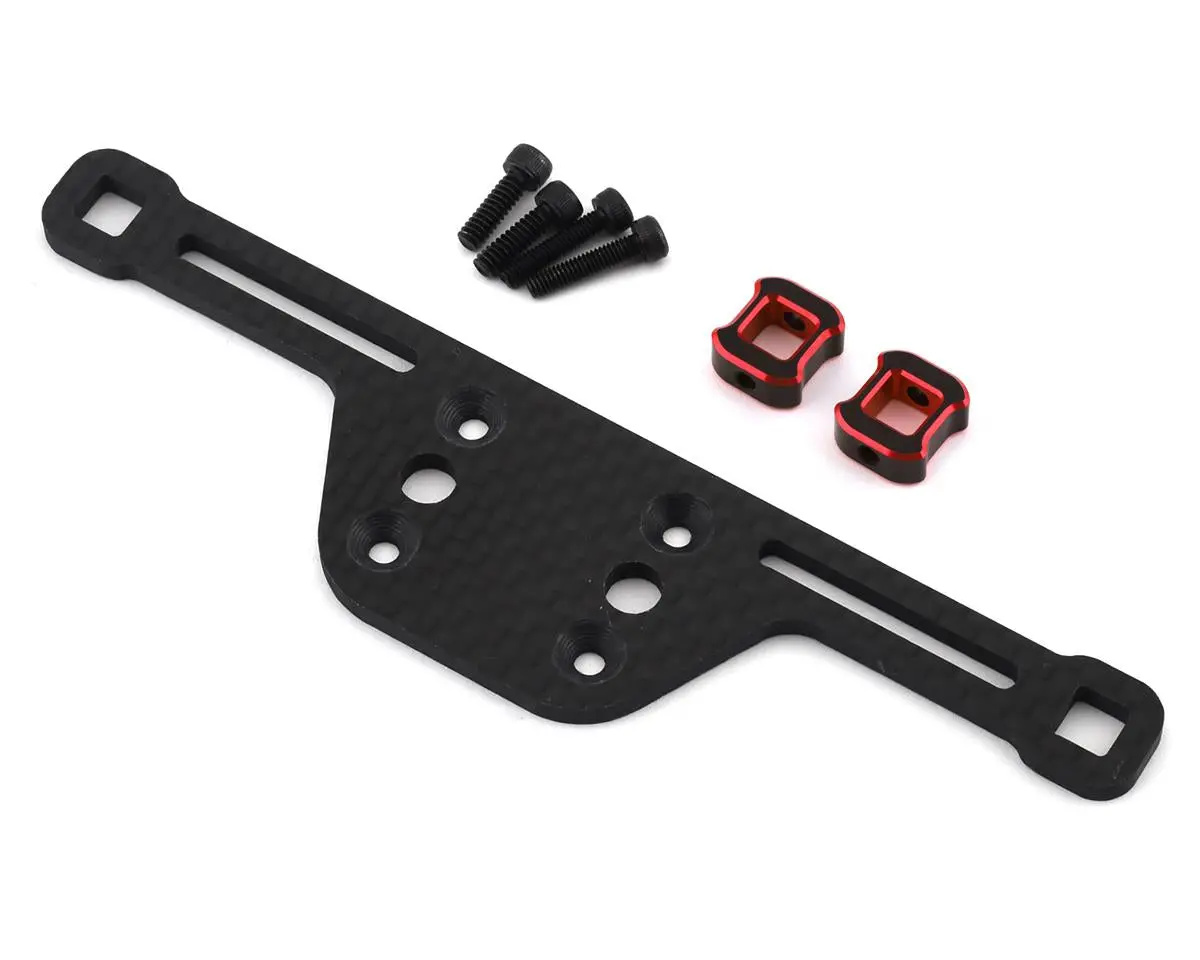 Dragrace Concepts Dr10 Carbon Fiber Factory Rear Body Mount Kit (Red) 1