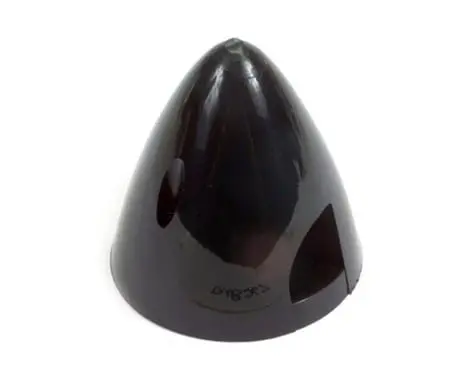 Dubro 4 Pin Spinner (Black) (1-3/4") 1