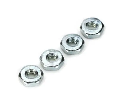 Dubro Steel Hex Nuts,6-32 1