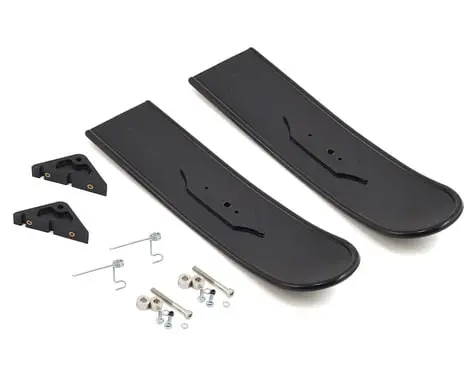 Dubro Snowbird Main Skis (Black) (.20 To .60) 1