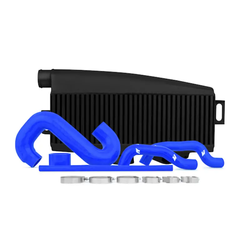 Mishimoto Subaru 02-07 Wrx/04-07 Sti - Top-Mount Intercooler Kit (Black Core & Blue Hoses) 1