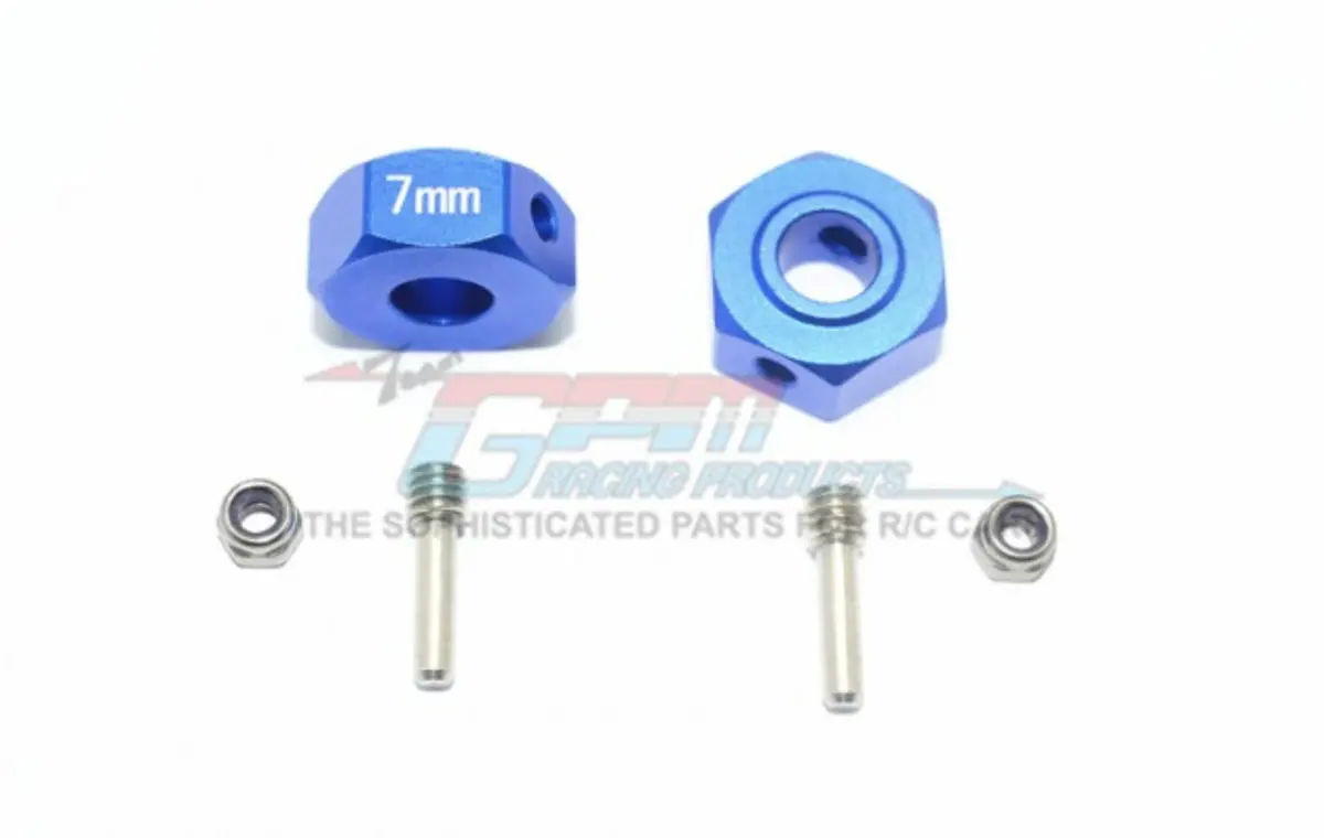 Gpm Aluminum 14Mm Hex Adapters 7Mm -6Pc Set (Blue) 1