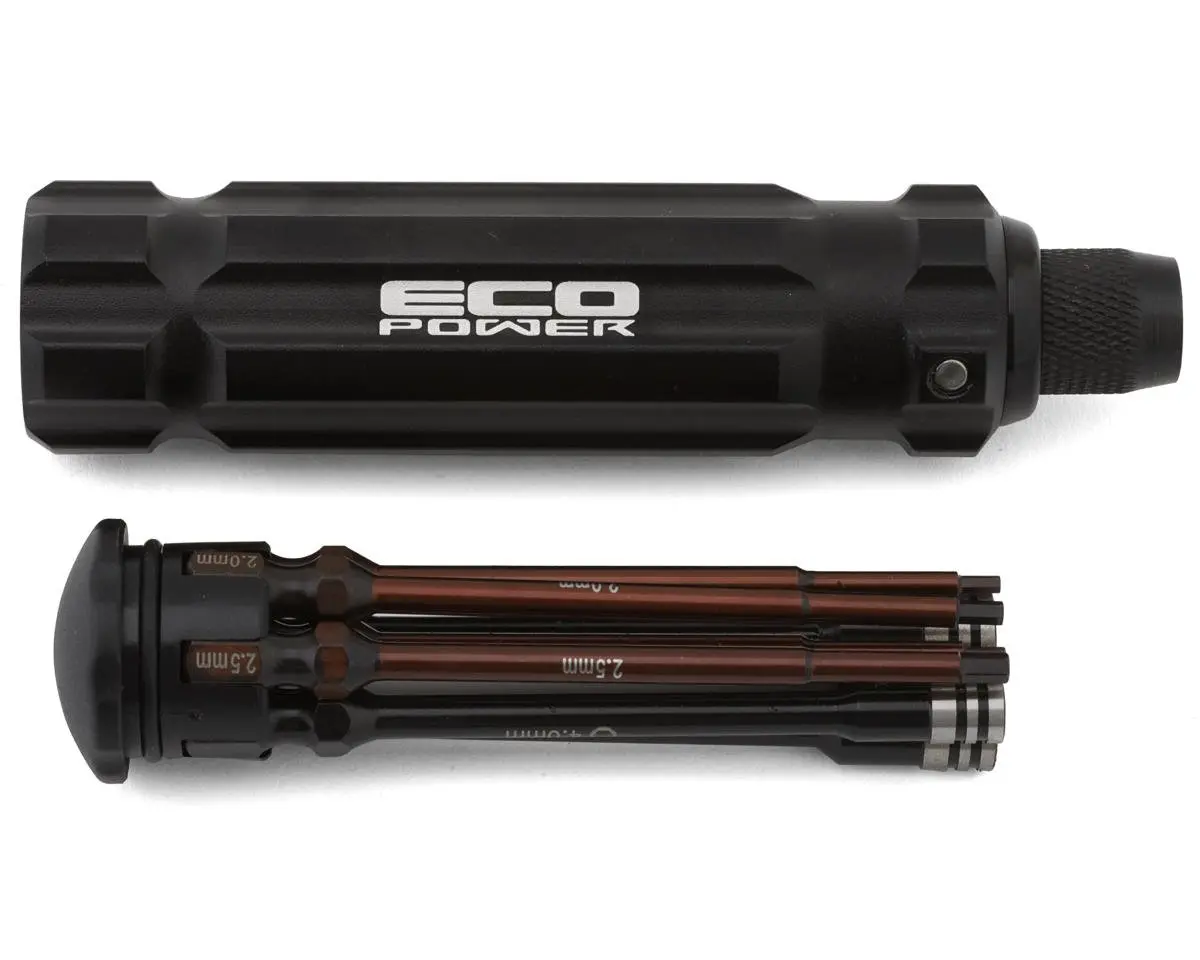 Ecopower 8 Piece 1/4" Hex & Nut Driver Set (.050", 1.5, 2.0, 2.5Mm Hex & 4.0, 5.5, 7Mm Nut Driver) 1