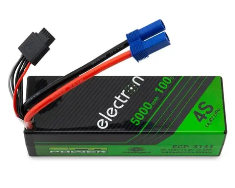 Ecopower "Electron" 4S 100C Intelligent Lipo Battery W/Ec5 Connector (14.8V/5000Mah) (Arrma™ & Losi™ 4S Vehicles, Scx6 ) 1
