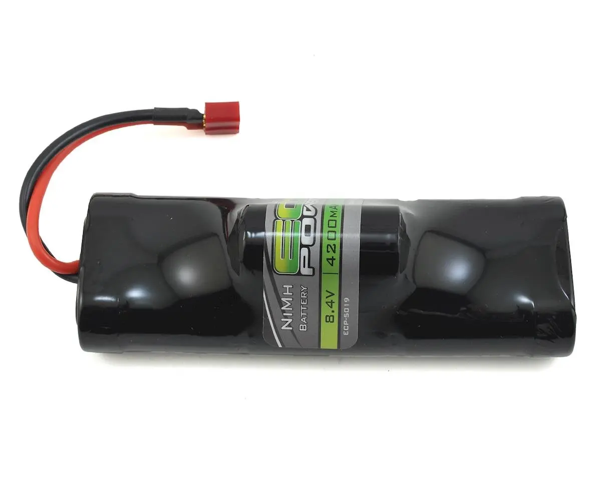 Ecopower 7-Cell Nimh Hump Battery Pack W/T-Style Connector (8.4V/4200Mah) 1