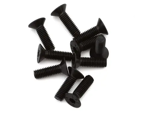 Ecopower 3Mm "High Strength" Steel Flat Head Screws (10) (3X10mm) 1