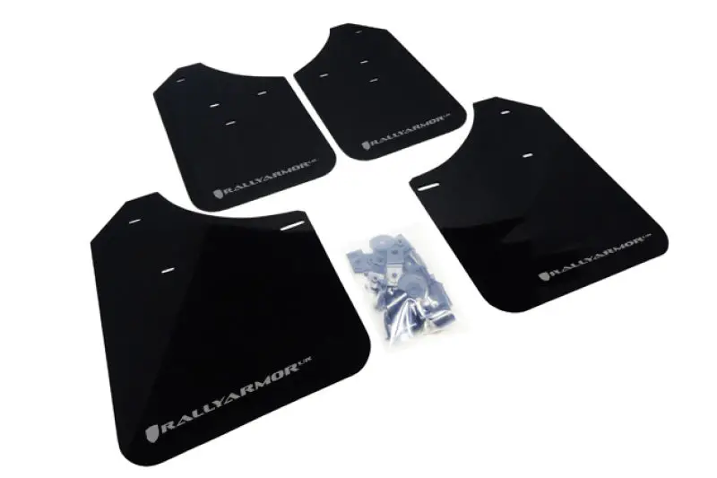 Rally Armor - Subaru 02-07 Wrx/Sti/Rs/2.5I  - (Basic Black Mud Flap W/ Silver Logo) 1