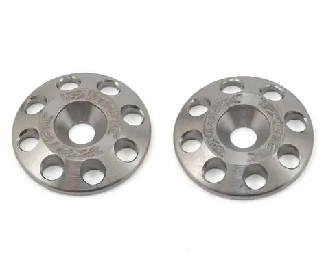 Exotek 1/10 16Mm Flite Titanium Wing Button (2) 1
