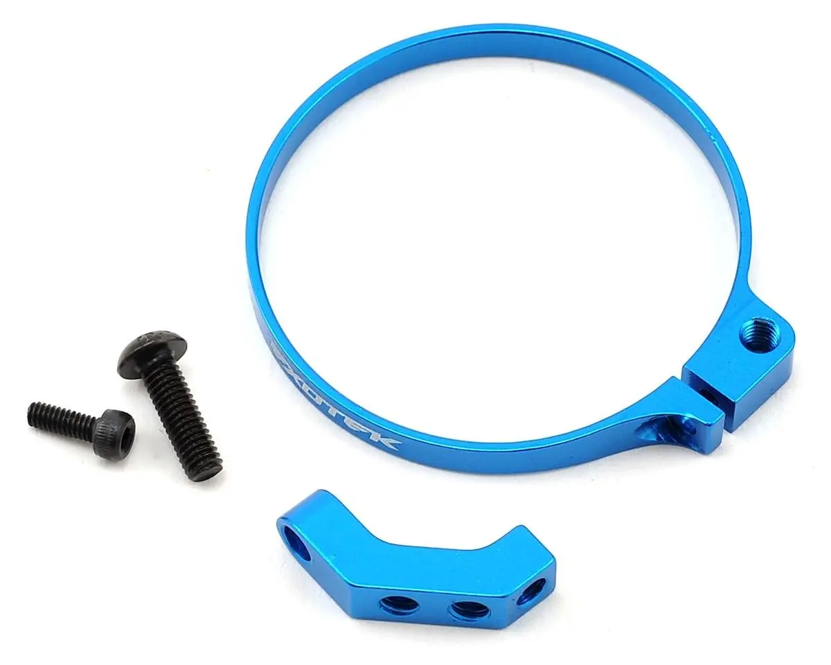 Exotek Angled Clamp On Fan Mount (Blue) (540 Can) 1