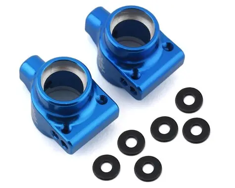 Exotek Dr10 Aluminum Rear Hubs (Blue) (2) 1