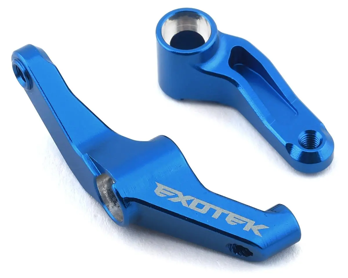 Exotek Dr10 Aluminum Hd Steering Crank Set (Blue) 1