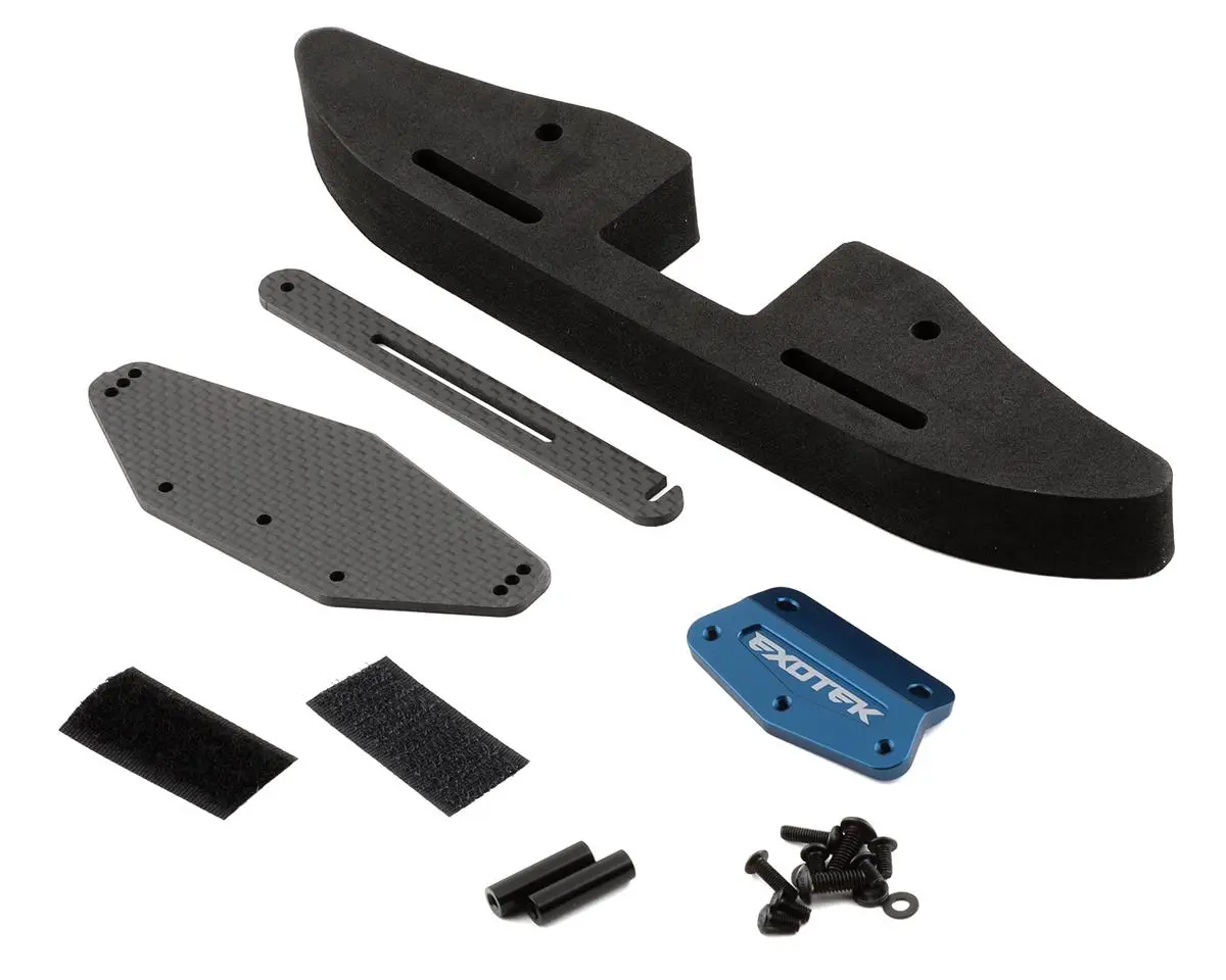 Exotek Traxxas Drag Slash Front Bumper Set W/Mount & Gnss Holder 1
