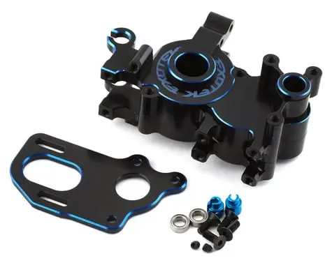 Exotek B6 Alloy Drag Gear Box Set W/Motor & Sway Bar Mounts 1