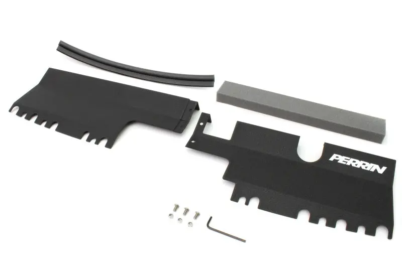 Perrin Radiator Shroud Black - Fits 15-21 Subaru Wrx/Sti 1