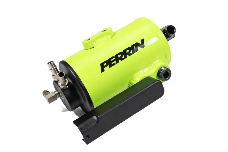 Perrin Air Oil Separator Neon Yellow - Fits 22-25 Subaru Wrx 1