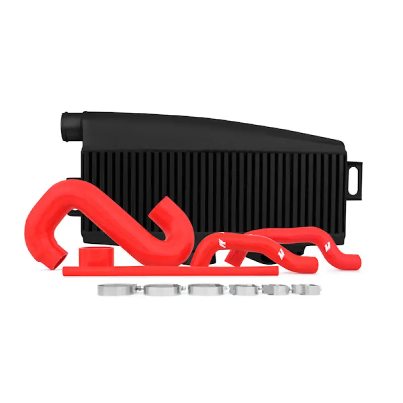 Mishimoto Subaru 02-07 Wrx/04-07 Sti - Top-Mount Intercooler Kit (Black Core & Red Hoses) 1