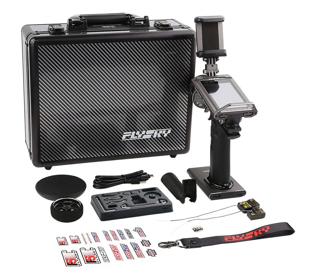 Flysky Noble Nb4 Pro+ Afhds3 18-Channel 2.4Ghz Radio System W/Fgr4b & Fgr8b Receivers 1
