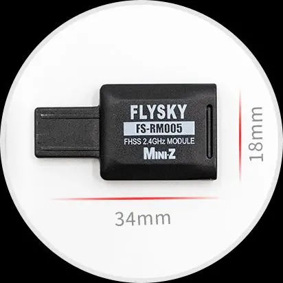 Flysky Rm005 Mini-Z Module - Compatible With Noble Nb4 1