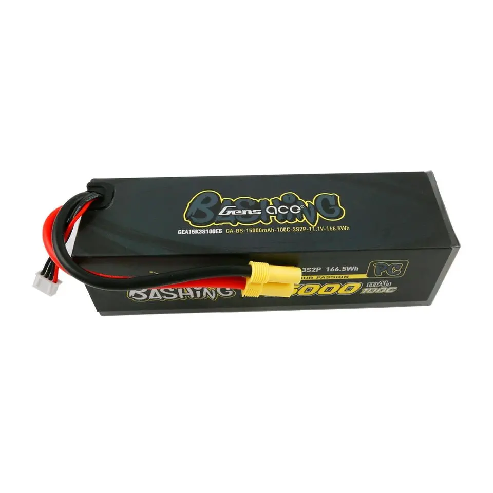 Gens Ace - 1006 - 15000Mah 3S2p 11.1V 100C Lipo Hard Case 178X51x52mm 1