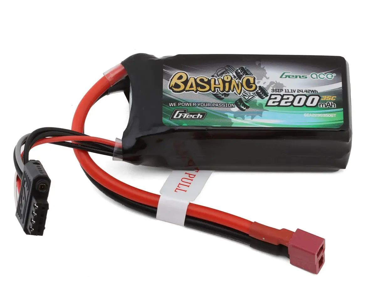 Gens Ace G-Tech Smart 3S Lipo Battery 35C (11.1V/2200Mah) W/T-Style Connector 1