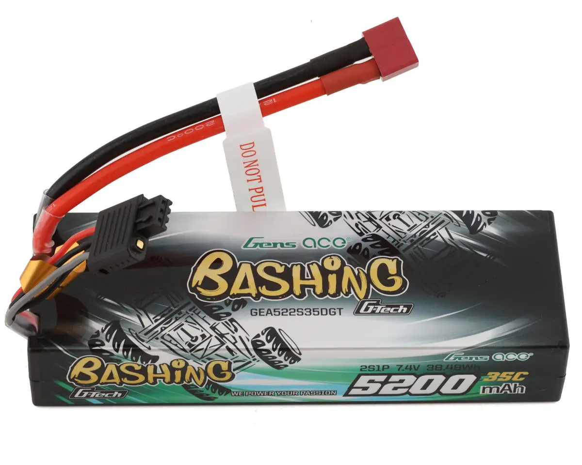Gens Ace 2S G-Tech Smart "Bashing" Lipo Battery 35C (7.4V/5200Mah) W/T-Style 1