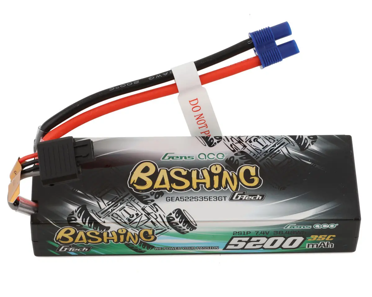 Gens Ace 2S G-Tech Smart "Bashing" Lipo Battery 35C (7.4V/5200Mah) W/Ec3 1