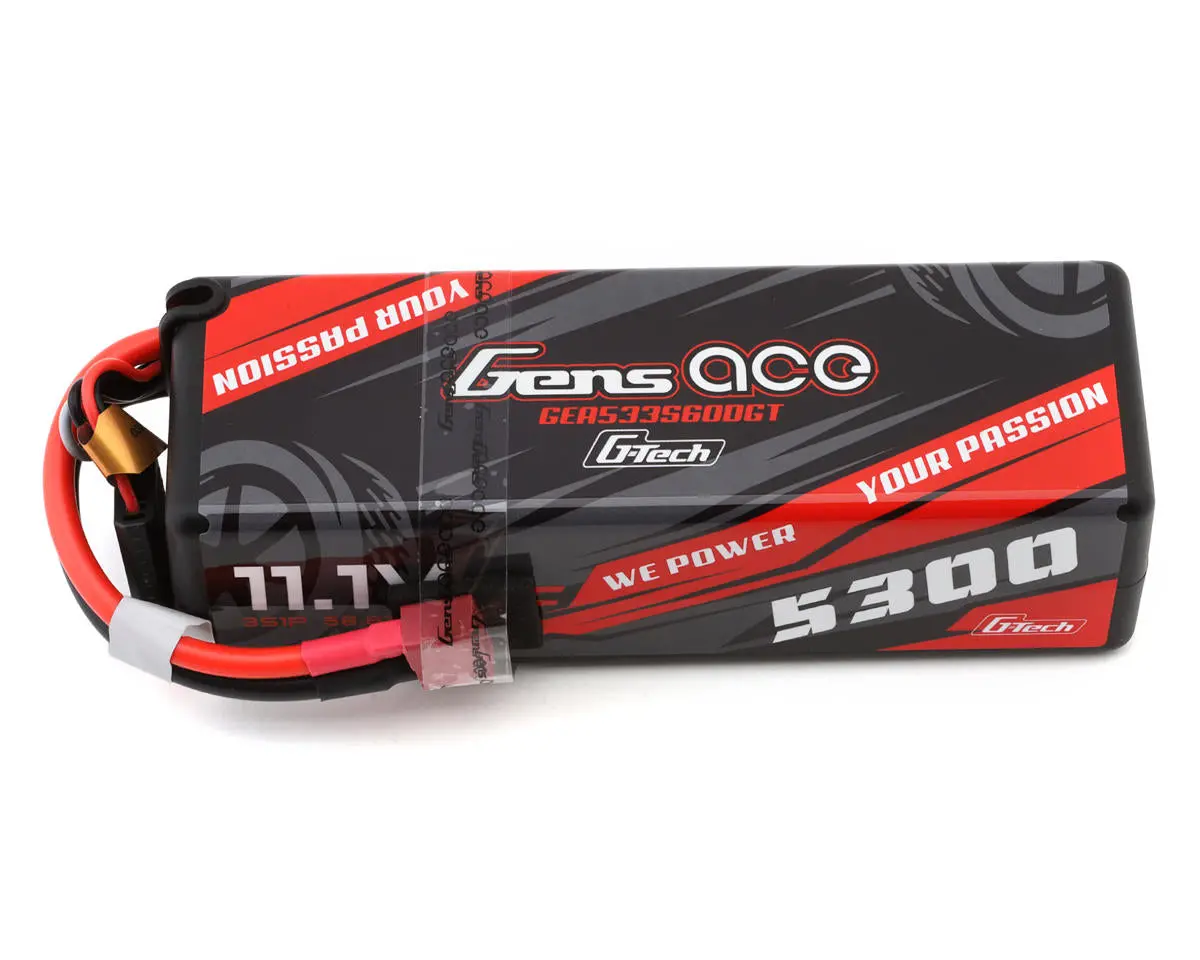 Gens Ace G-Tech Smart 3S Lipo Battery 60C (11.1V/5300Mah) W/T-Style Connector 1