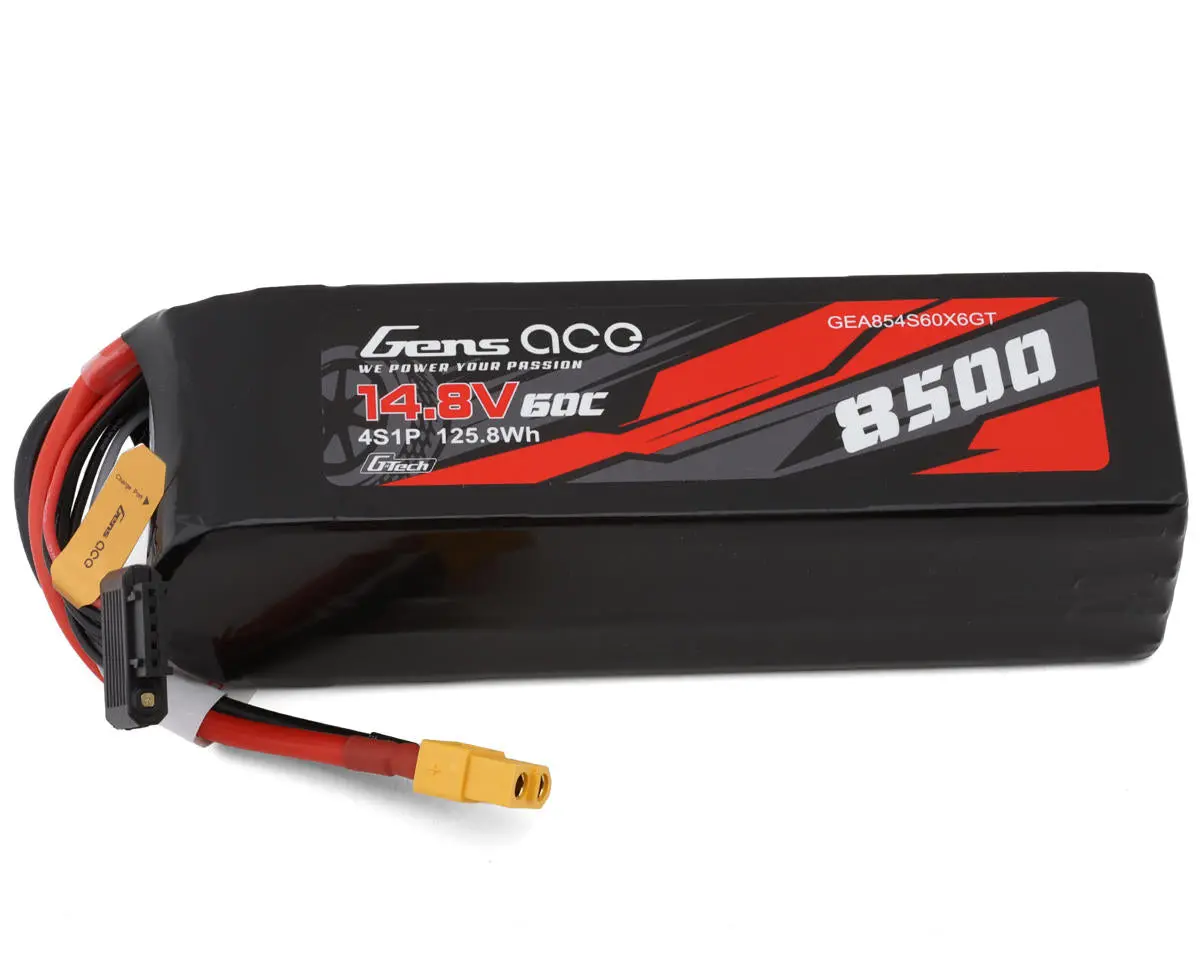 Gens Ace G-Tech Smart 4S Lipo Battery 60C (14.8V/8500Mah) W/Xt60 Connector 1